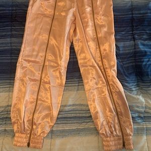 Fashion nova silk joggers
